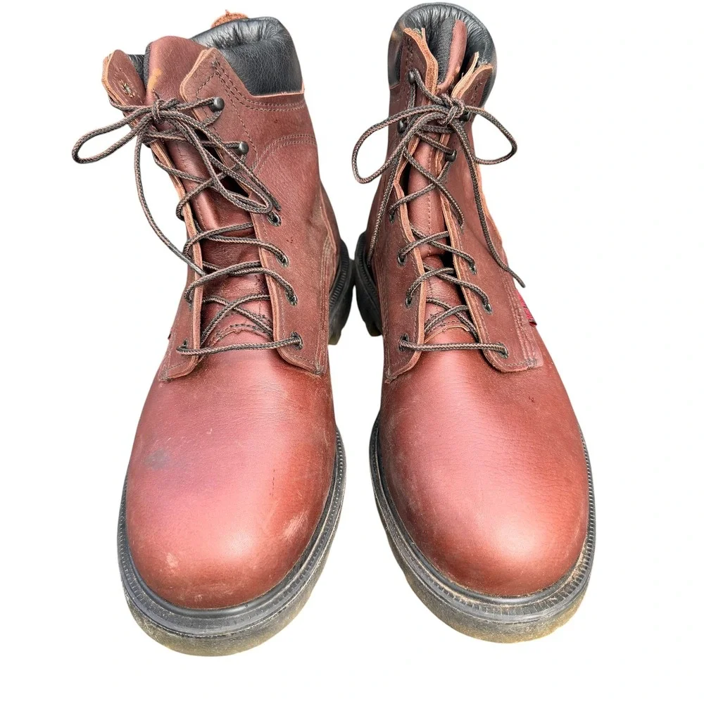 Red Wing 606 Mens Brown Leather Work Boots Soft Toe EH Made in USA Size 13 E2